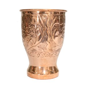 Royal coppered glass- home and decore beautiful Vibrant handmde object - usable - Gifting Items Ideal for All Occasions