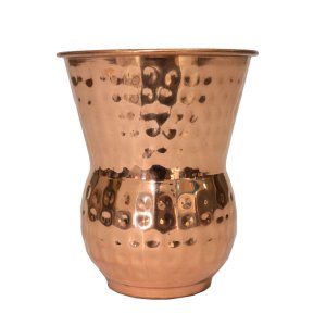 Copper mughlai-matka glass - home and decore beautiful Vibrant handmde object - usable - Gifting Items Ideal for All Occasions