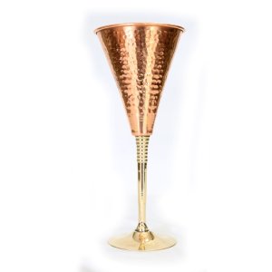 Copper wine glass hammered - home and decore beautiful Vibrant handmde object - usable - Gifting Items Ideal for All Occasions