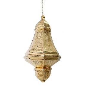 Round golden ceiling lamp- Gifts for All Occasions - Peaceful & Meditating Atmosphere - Negative Energy Absorption