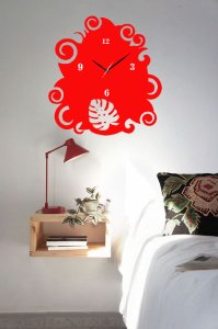 Flower Based Clock - Suitable For The Decoration Of A House - Foremost Gifting Material for Your Friends, Relatives and Close Ones