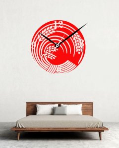 1 Full Wheat Circle Based Clock - Suitable For The Decoration Of A House - Foremost Gifting Material for Your Friends, Relatives and Close Ones