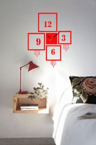 4 Square Based Clock - Suitable For The Decoration Of A House - Foremost Gifting Material for Your Friends, Relatives and Close Ones