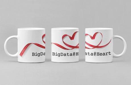Big data heart- Valentine's Day Gift- Valentine Coffee Mug
