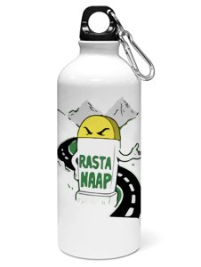 Rasta naap printed dialouge Sipper bottle - Aluminium water bottle - for college students - for daily use - perfect for camping