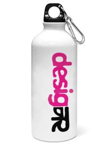 Designer printed dialouge Sipper bottle - Aluminium water bottle - for college students - for daily use - perfect for camping