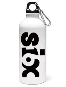 Six printed dialouge Sipper bottle - Aluminium water bottle - for college students - for daily use - perfect for camping