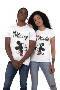 Mickey & Minnie-Printed T-Shirts -Lover T-shirts