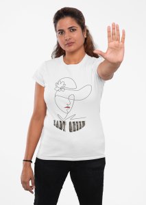 LADT queen - Line Art for Female - Half Sleeves T-shirt