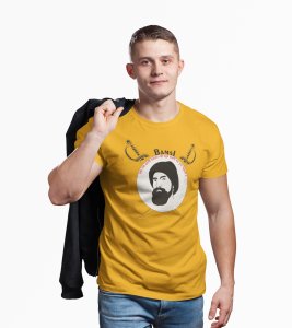 Waha Dua Pohchti hai - Yellow - The Ertugrul Ghazi - 100% cotton t-shirt for Men with soft feel and a stylish cut
