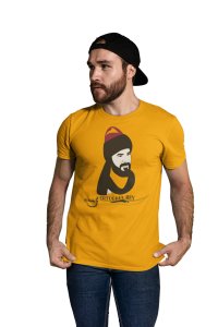 Ertugrul Bey Sword - Yellow - The Ertugrul Ghazi - 100% cotton t-shirt for Men with soft feel and a stylish cut