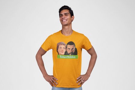 TurgutAslehan - Yellow - The Ertugrul Ghazi - 100% cotton t-shirt for Men with soft feel and a stylish cut