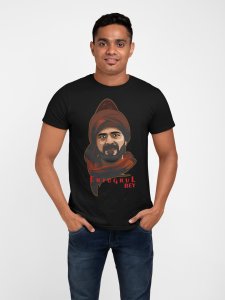 Eryugal Bey - Black - The Ertugrul Ghazi - 100% cotton t-shirt for Men with soft feel and a stylish cut