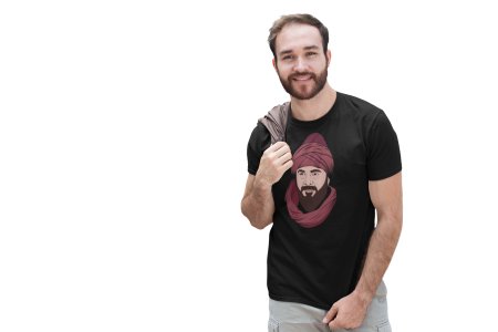 Ertugrul gazi - Black - The Ertugrul Ghazi - 100% cotton t-shirt for Men with soft feel and a stylish cut