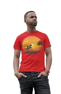 Dirilis - Red - The Ertugrul Ghazi - 100% cotton t-shirt for Men with soft feel and a stylish cut