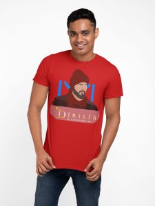 Dirilis - Illustration - Red - The Ertugrul Ghazi - 100% cotton t-shirt for Men with soft feel and a stylish cut