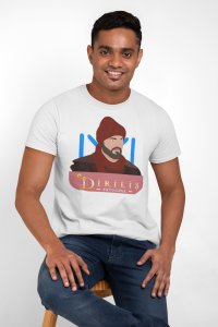 Dirilis - Illustration - White - The Ertugrul Ghazi - 100% cotton t-shirt for Men with soft feel and a stylish cut