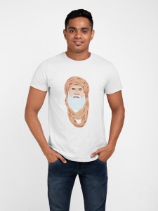 Ibn-UL-ARABI Illustration - White - The Ertugrul Ghazi - 100% cotton t-shirt for Men with soft feel and a stylish cut
