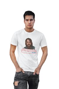 Sarjameen ka Waris - White - The Ertugrul Ghazi - 100% cotton t-shirt for Men with soft feel and a stylish cut