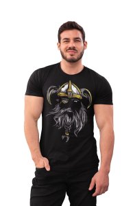 Pirate - Black - printed T-shirts -Abstract Funny thoughtful creative illustrations - Men's stylish clothing - Cool tees for boys