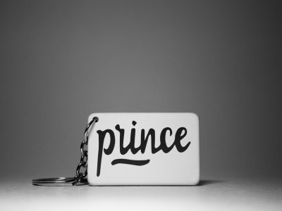 Prince And Princess-White -Valentine's Special Keychains(Pack Of 2)