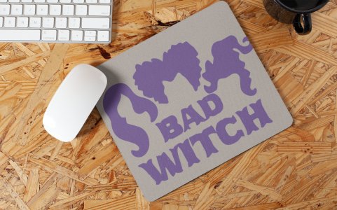 Bad Witch -Violet -Halloween Theme Mousepad