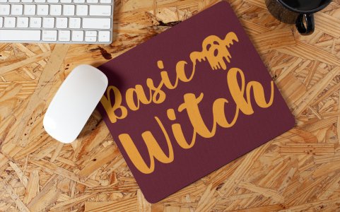 Basic Witch -Brown-Halloween Theme Mousepad