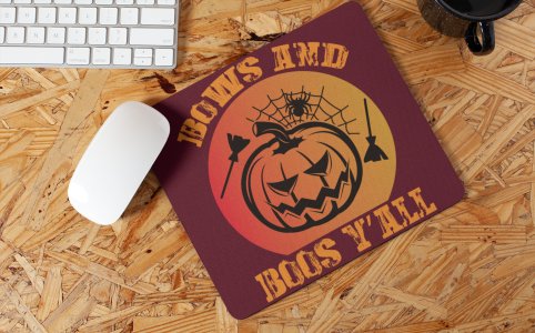 Bows and -Halloween Theme Mousepad