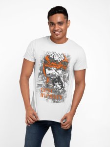 Rest in pieces - White - printed T-shirts - Men's stylish clothing - Cool tees for boys