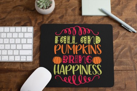 Fall and pumpkins -Halloween Theme Mousepad