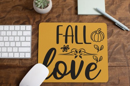 Fall Love - Halloween Theme Mousepad