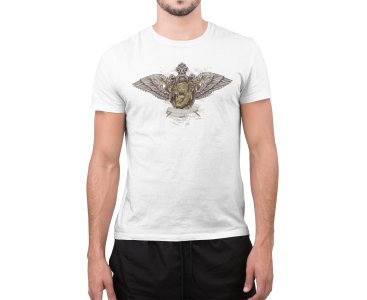 Art Illustration graphic art - White - printed T-shirts - Men's stylish clothing - Cool tees for boys