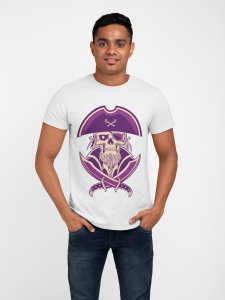 Scary colourful Illustration - White printed T-shirts - Men's stylish clothing - Cool tees for boysscary