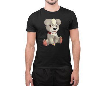 Puppy Cute illustration - funny characters - Printed Tees for men - designed for fun and creative atmosphere around you - youth oriented design