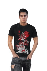 Chinese god - Black - printed T-shirts - Men's stylish clothing - Cool tees for boys