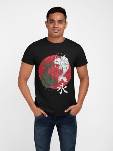 Graphic printed black T-shirts - Men's stylish clothing - Cool tees for boys