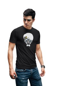 Skull Black - printed T-shirts - Men's stylish clothing - Cool tees for boys