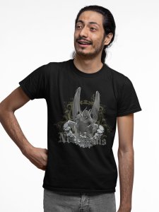 Dark creature - Black - printed T-shirts - Men's stylish clothing - Cool tees for boys