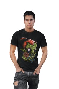 Scary tees printed black T-shirts - Men's stylish clothing - Cool tees for boys