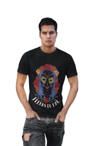 Illustration Graphic tees Black- printed T-shirts - Men's stylish clothing - Cool tees for boys
