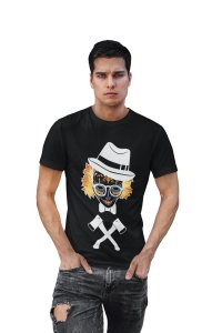 Art Illustration Graphic tees black- printed T-shirts - Men's stylish clothing - Cool tees for boys