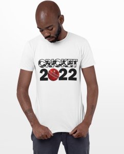 Cricket 2022 - White - Printed - Sports cool Men's T-shirt