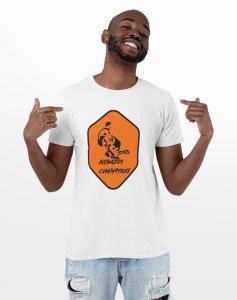 Kabaddi Champions - White - Printed - Sports cool Men's T-shirt