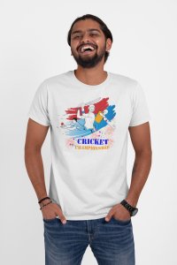 Cricket Championship - White - Printed - Sports cool Men's T-shirt