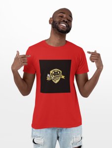 Football - Red - Printed - Sports cool Men's T-shirt