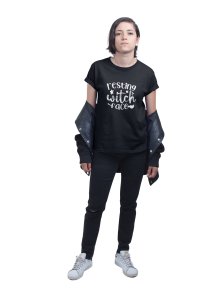 Resting Witch face - Printed Tees for Women's - designed for Halloween