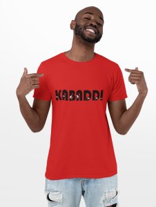 Kabaddi - Red - Printed - Sports cool Men's T-shirt