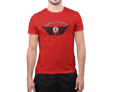 Football Champion - Red - Printed - Sports cool Men's T-shirt