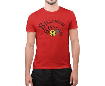 Billionaire boys club - Red - Printed - Sports cool Men's T-shirt