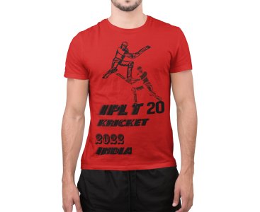IPL 2022 - Red - Printed - Sports cool Men's T-shirt
